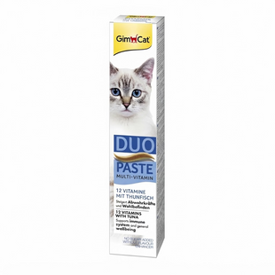 Паста для кішок GimCat Multi-Vitamin Duo-Paste з тунцем 50 г ПВ26 фото